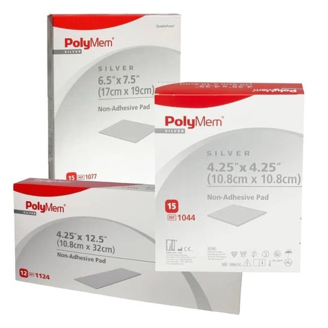 Polymem Silver Non-Adhesive Foam Pad Dressing