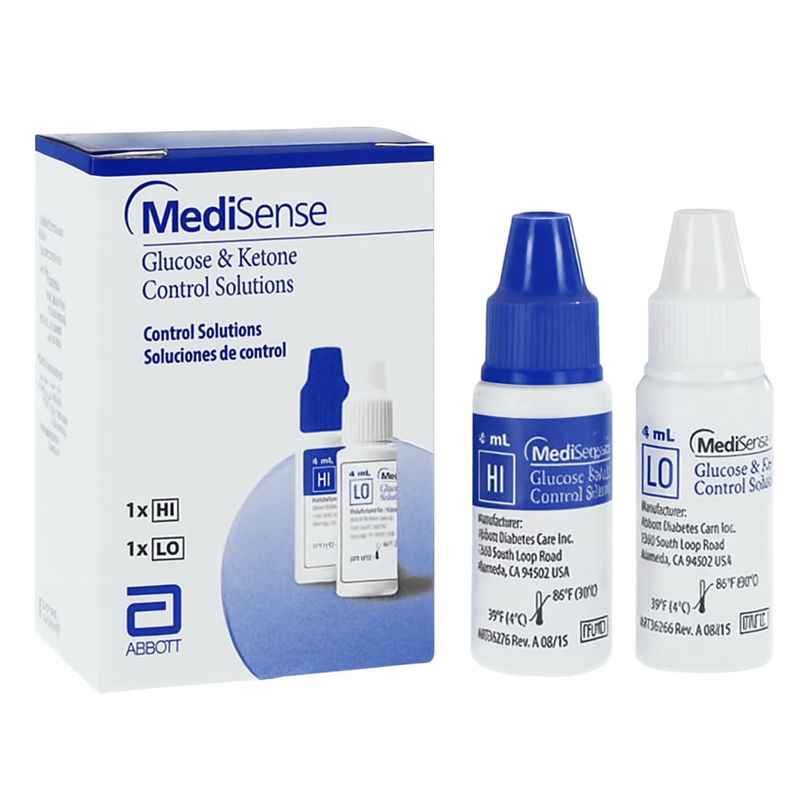 Xtra 2 x 2 mLBlood Glucose & Ketone Control Solution - Level 1 & 2