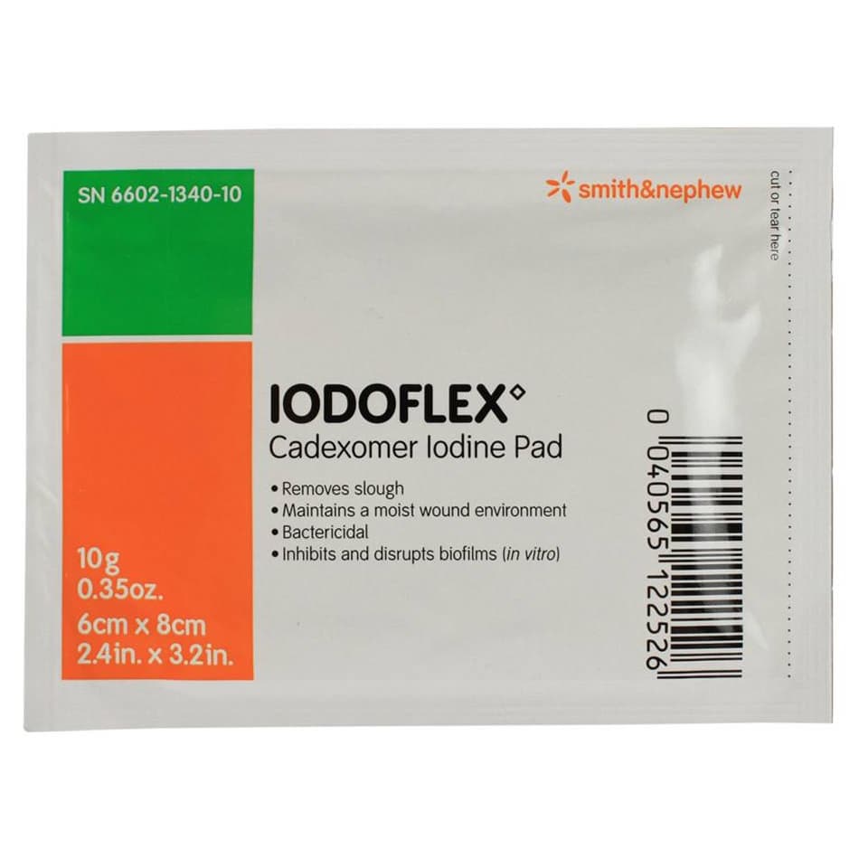 Smith and Nephew Iodoflex Cadexomer Iodine Gel Pad Dressing - Image 3