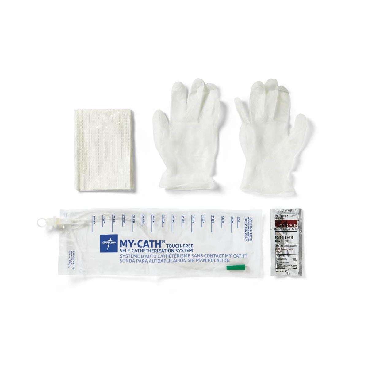 My-Cath Touch-Free Intermittent Catheter Kit, 14 Fr - Case of 60 - Image 1