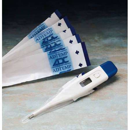 ADC Thermometer Sheath AdTemp All Digital Thermometers - Box of 100