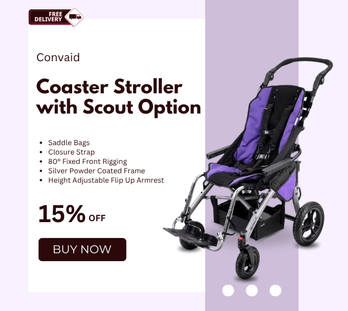 Convaid Coaster Stroller with Scout Option