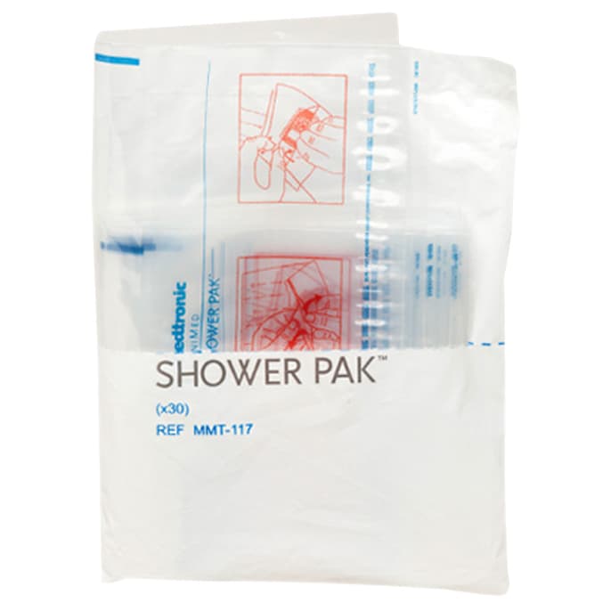Shower Pak Disposable Insulin Pump Shower Pouch – Package of 30