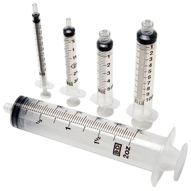 BD Luer-Lok Flat Top Style General Purpose Syringe, 5 mL