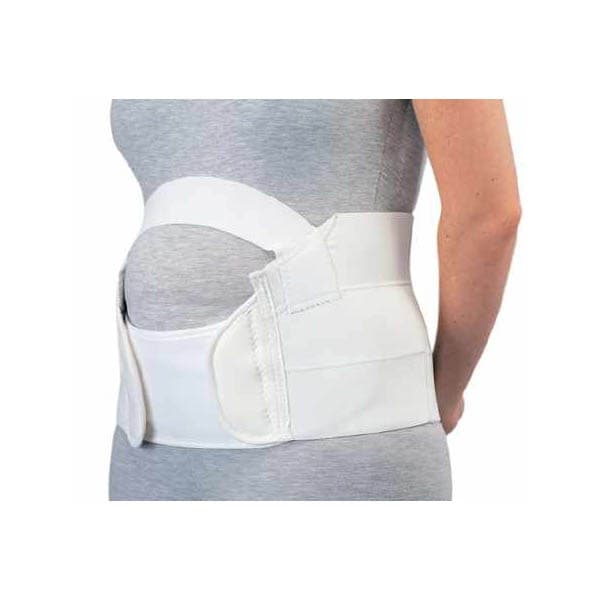 ProCare Maternity Support Belt White Female 8 Inch Height, 62 to 72 Inch Hip Circumference, X-Large - Image 1