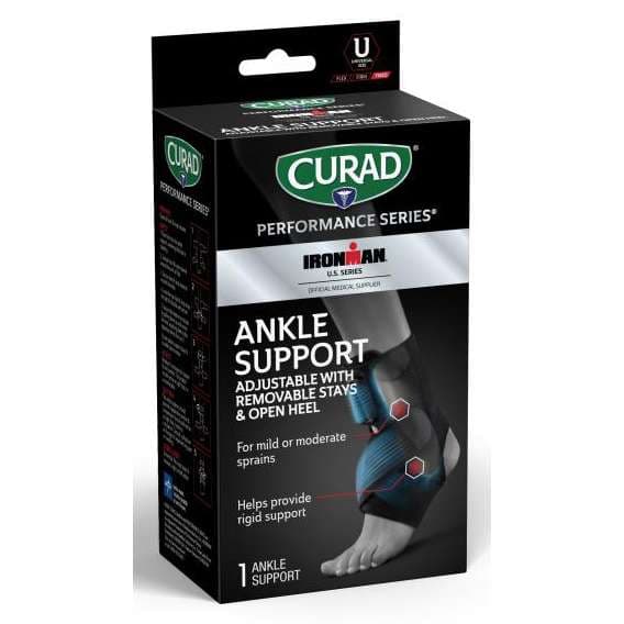 Curad Performance Series Ironman Ankle Supports with Stays - Case of 4 - Image 1