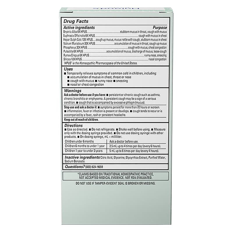 Hyland's Baby Mucus and Cold Relief, 4 oz - Image 2