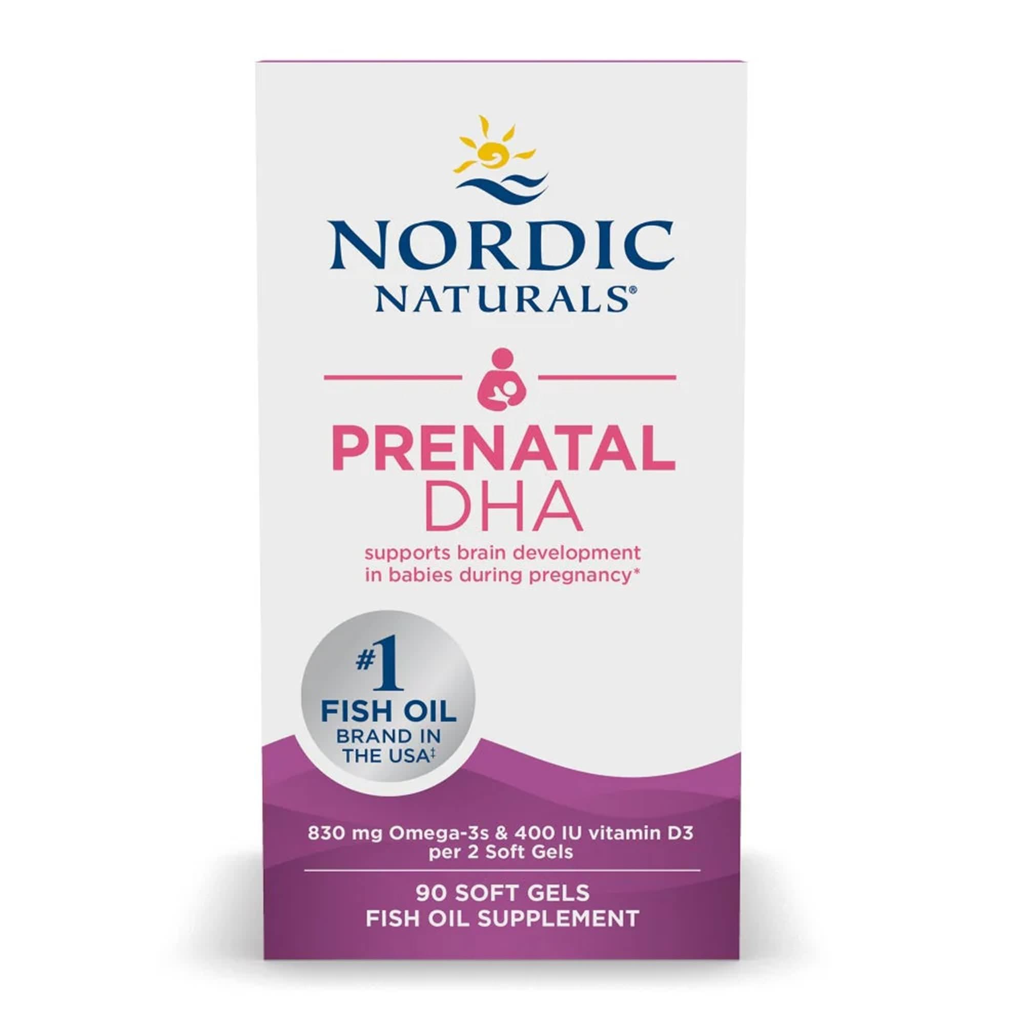 Prenatal DHA Vitamin D3 Dietary Supplement - Case of 1080 Softgels - Image 1