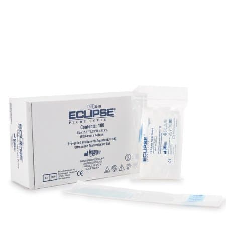 Eclipse Ultrasound Probe Cover, 1-3/4 x 9-1/2 Inch - Box of 100 - Image 1