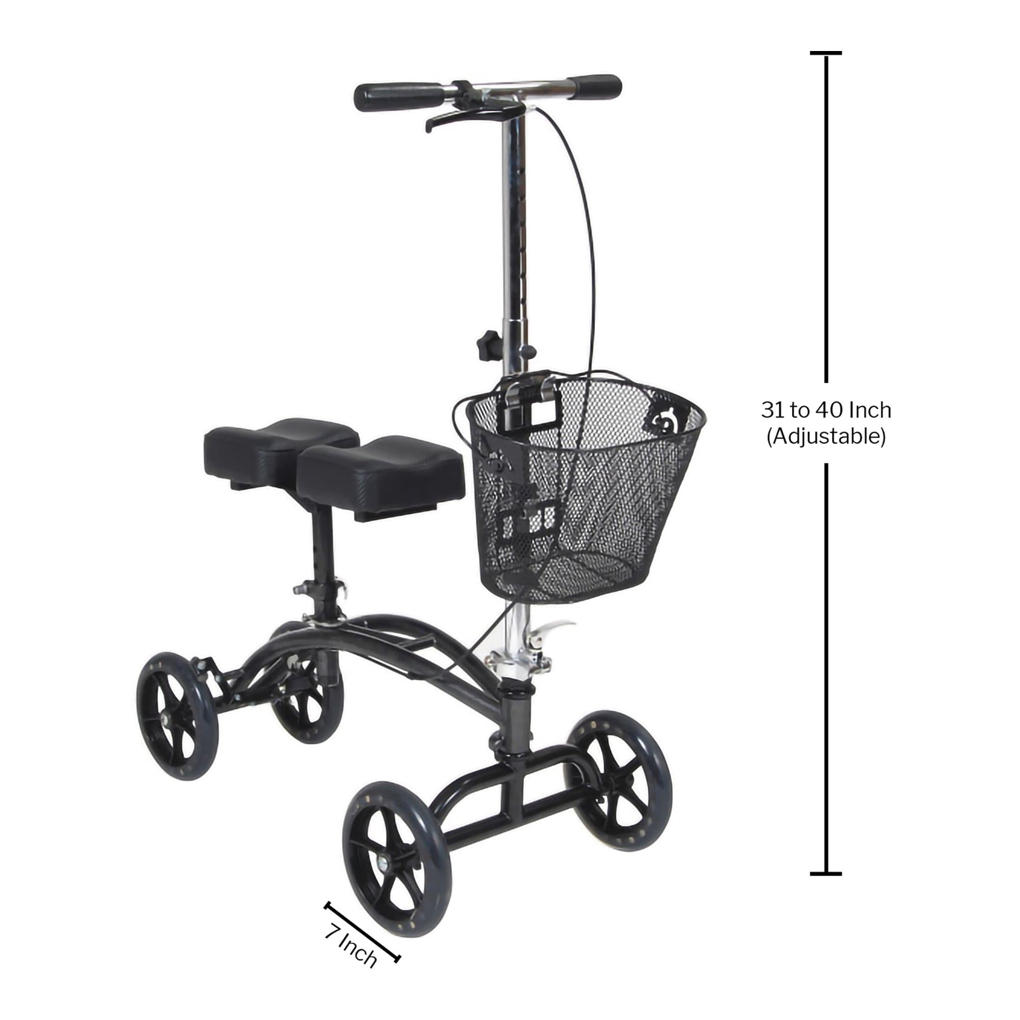 McKesson Adjustable Height Knee Walker - Image 2