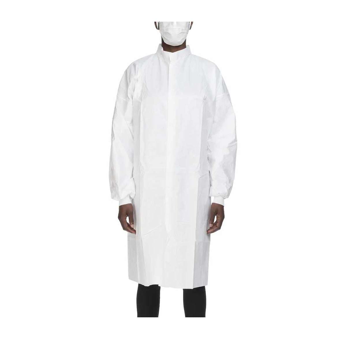 Contec CritiGear Cleanroom Lab Coat, White, Extra Large