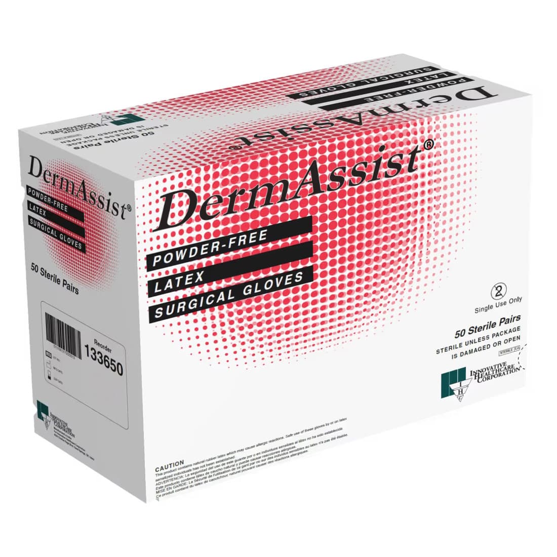 DermAssist Sterile Latex Surgical Gloves - Image 1