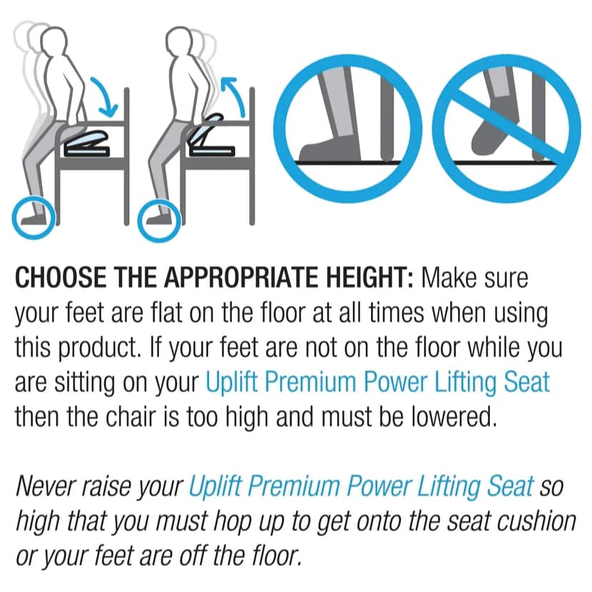 Carex Upeasy Seat Assist Plus Manual Lifting Cushion - Image 11