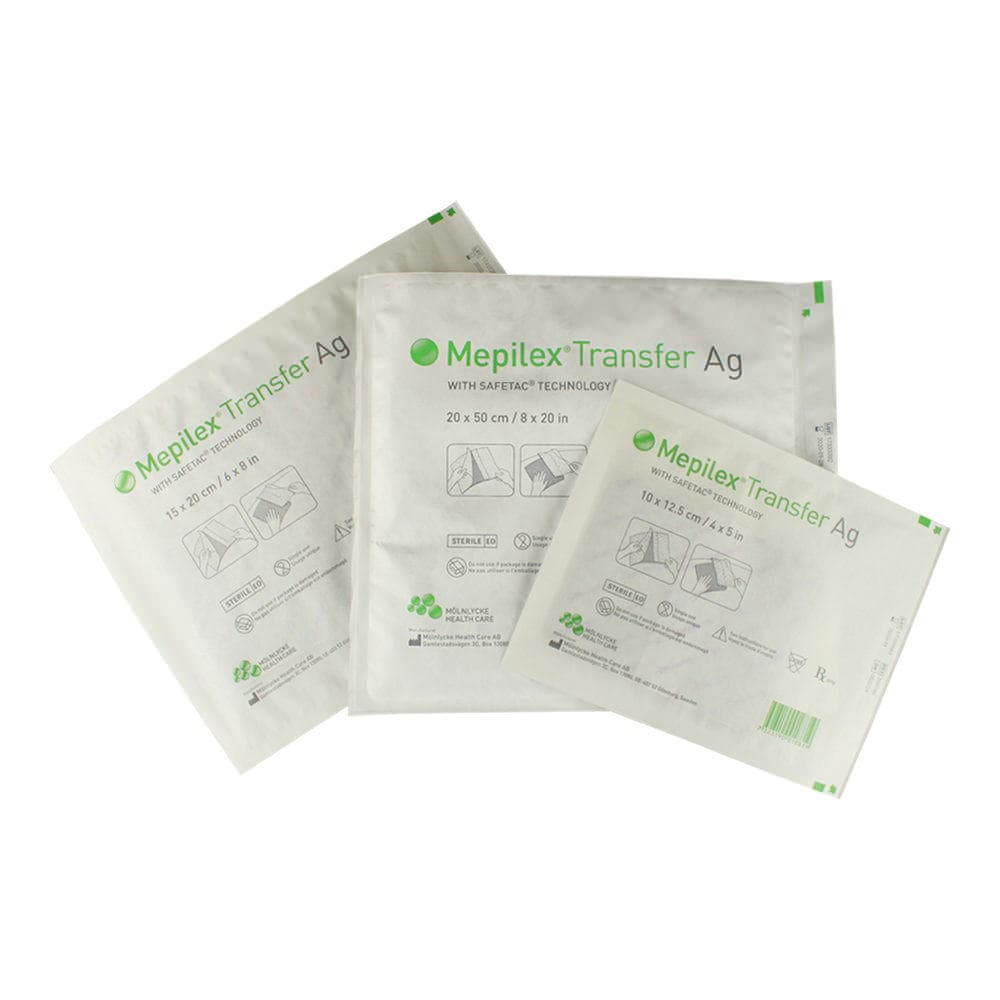 Mepilex Transfer Ag Soft Silicone Exudate Transfer Dressing