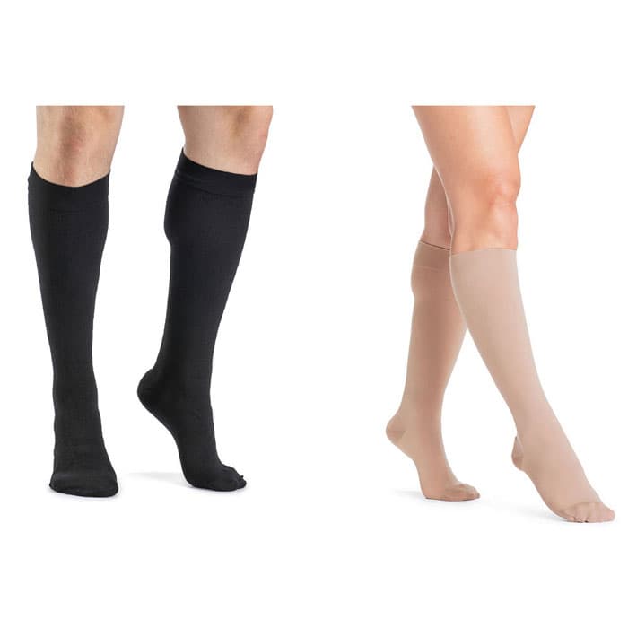 Sigvaris Dynaven Mens Calf High Compression Socks, Closed Toe