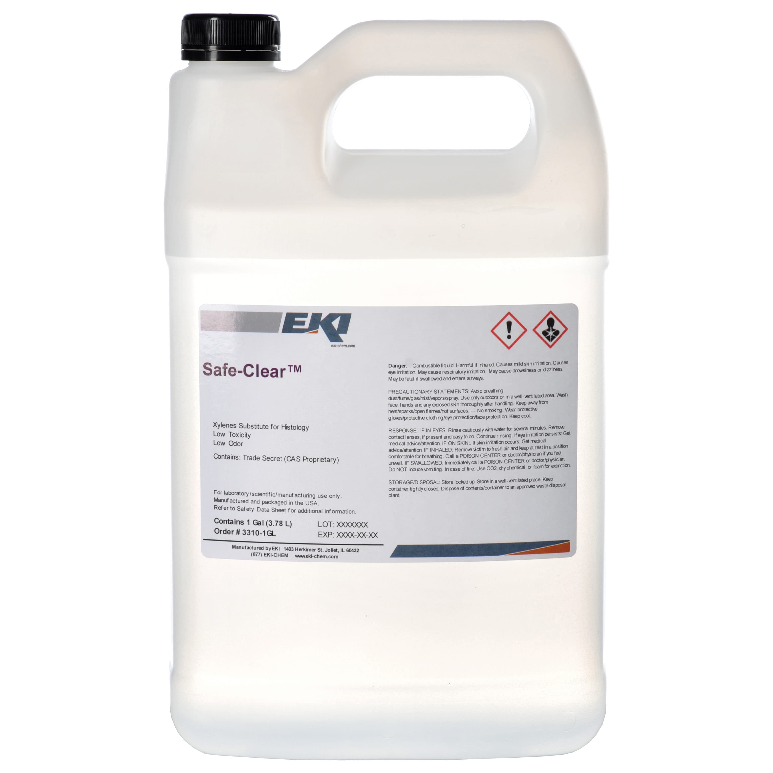 Safe-Clear Xylene Substitute for Histology, 1 Gallon - Each