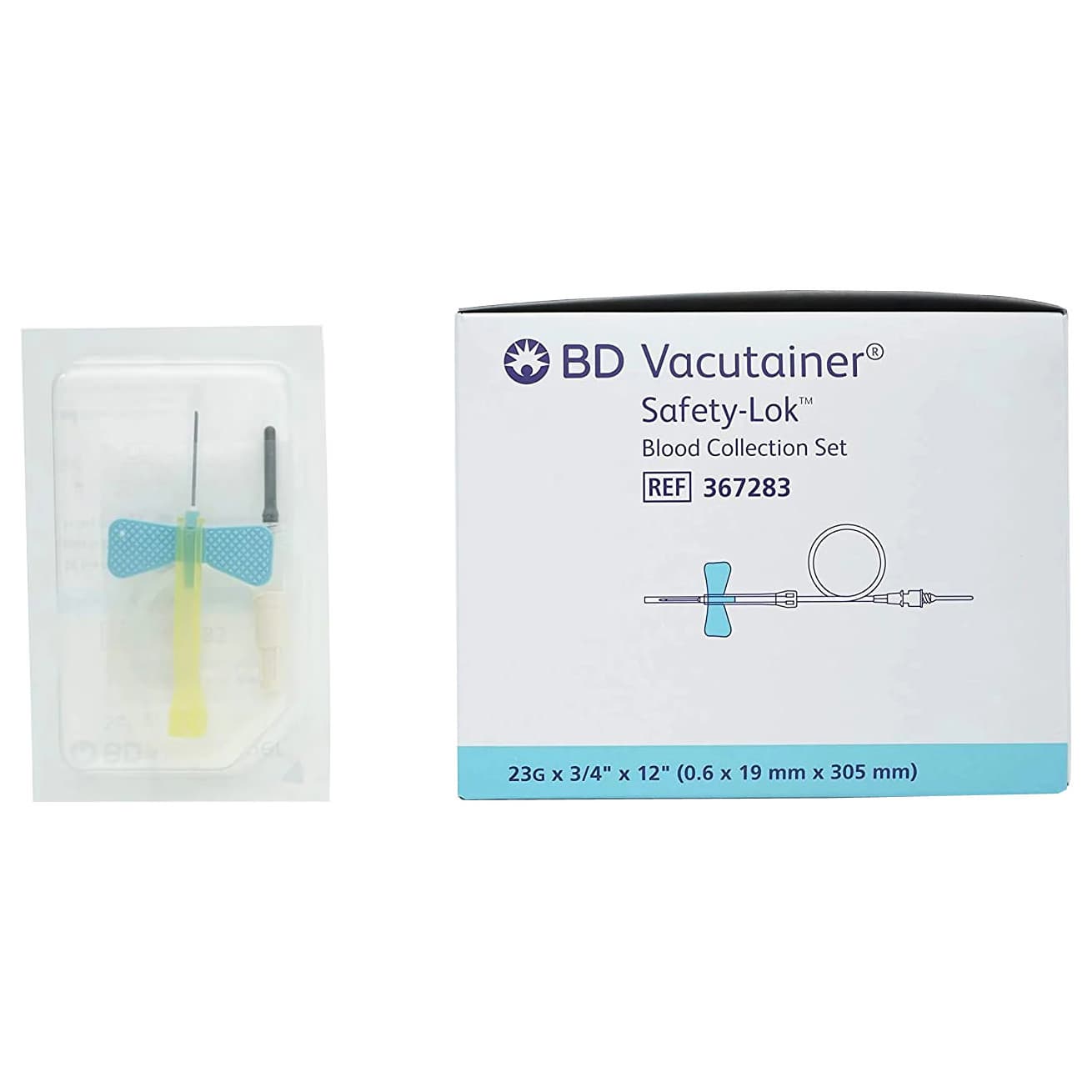 BD Vacutainer Safety-Lok Blood Collection Set with Luer Adapter - Image 3