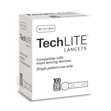 Arkray Techlite Lancet 28 gauze - Box of 100 - Image 1