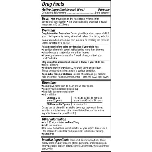 Pedia-Lax Liquid Stool Softener - Image 3