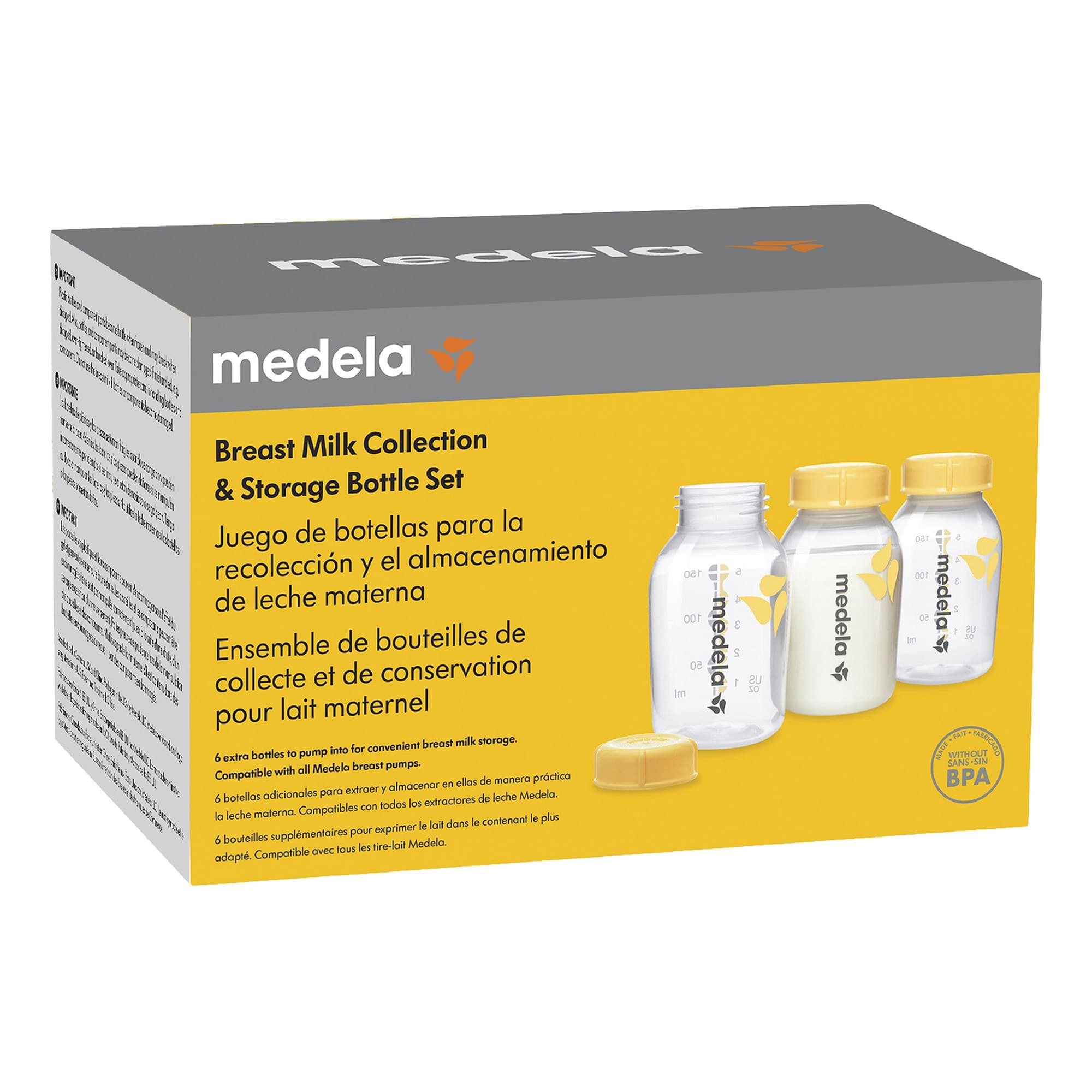 Medela Breast Milk Collection and Storage Bottle Set, 5 oz - Image 3