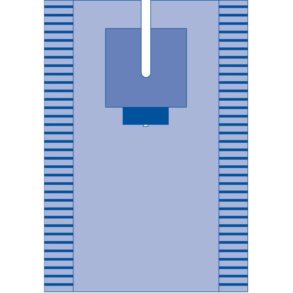 Medline EENT Sterile Split Drape, 78 x 121 Inch - Image 1