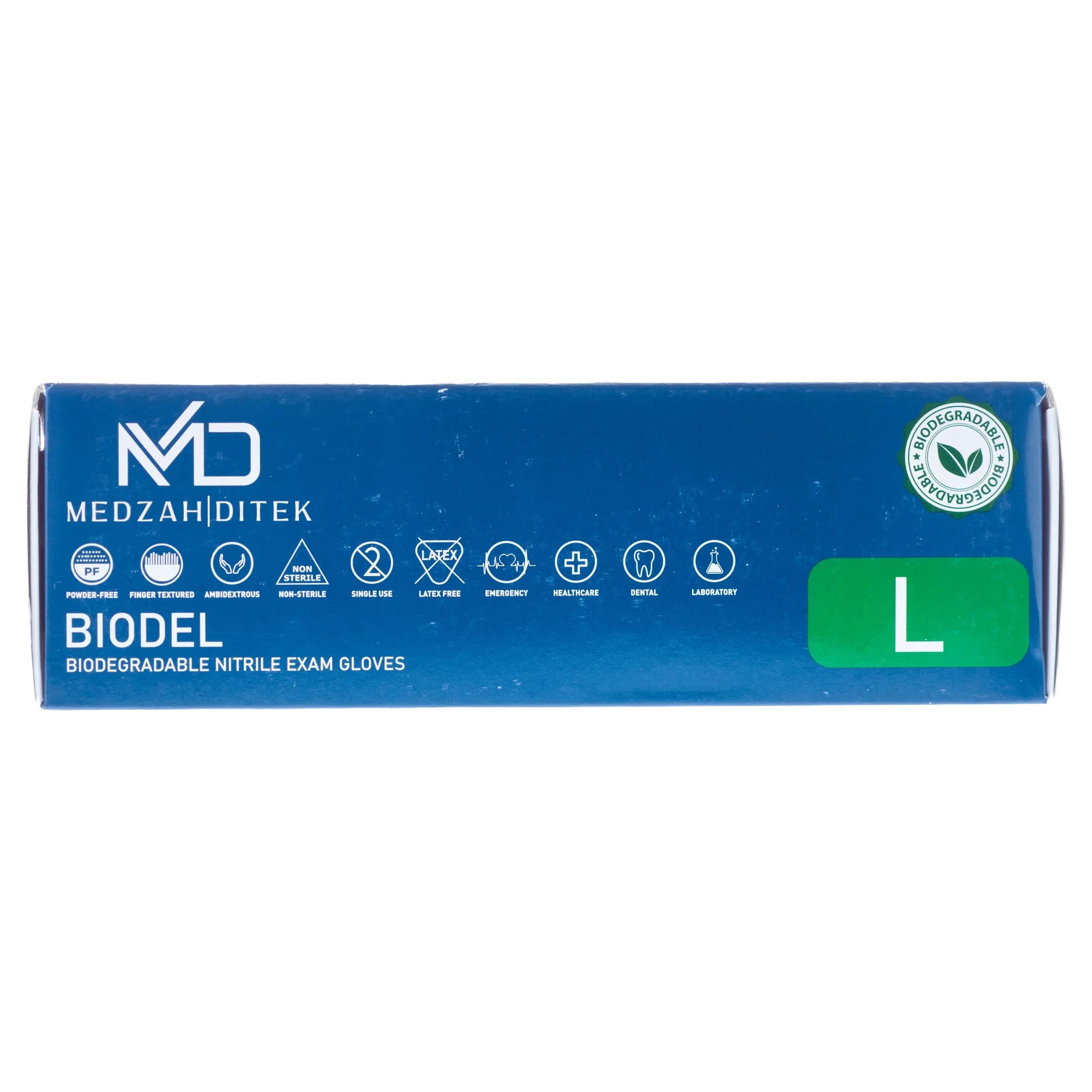 Medzah BIODEL Nitrile Exam Gloves - Image 2