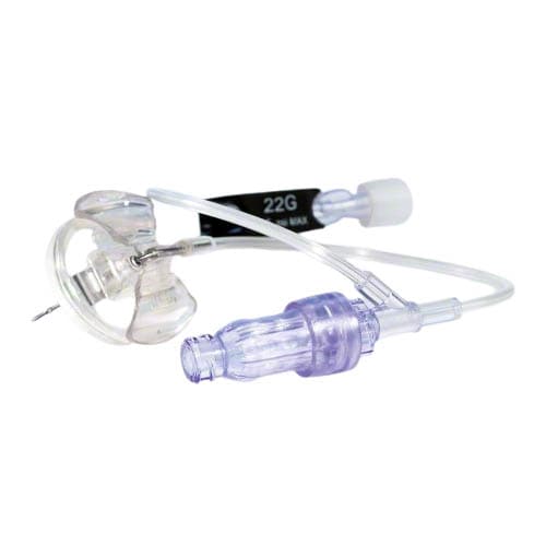 Surecan Safety II Huber Needle Infusion Set with Caresite Y injection site