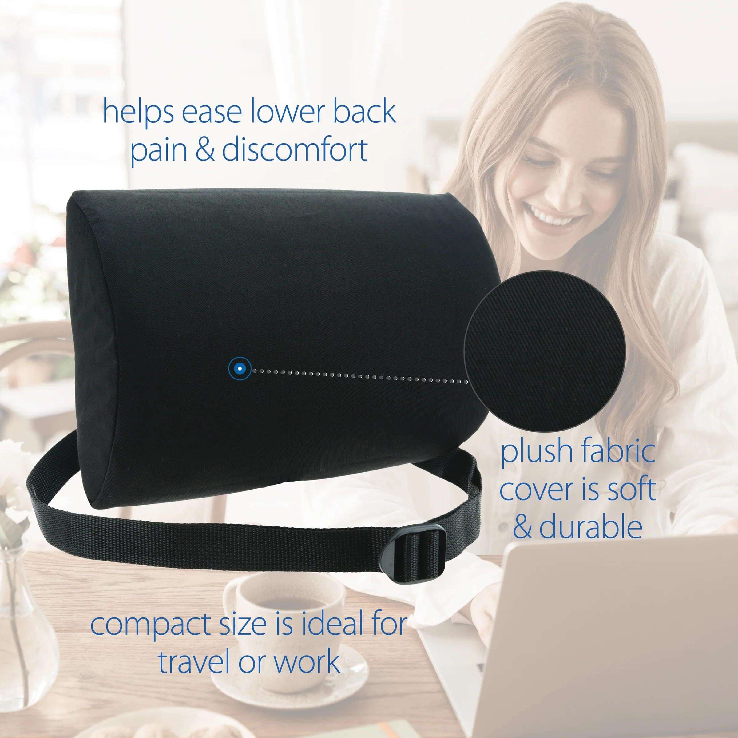 Core D Shaped Luniform Lumbar Support Cushion - Image 3