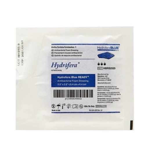 Hydrofera Blue READY Antibacterial Foam Dressing - Image 5