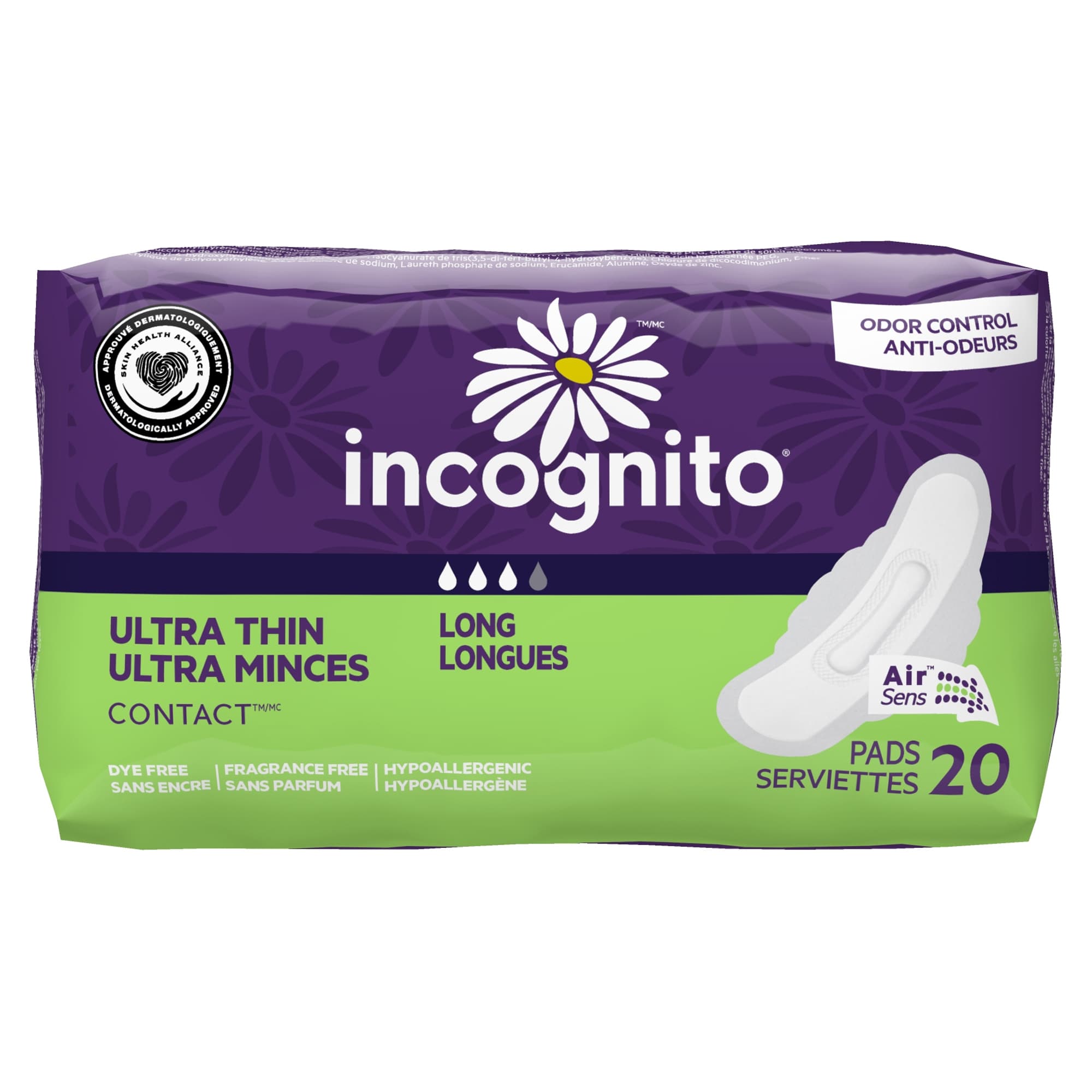Incognito Contact Ultra Thin Pads