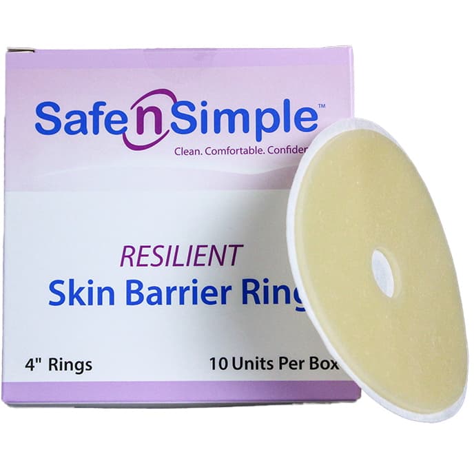 Safe N Simple Resilient Skin Barrier Rings - Case of 80 - Image 1