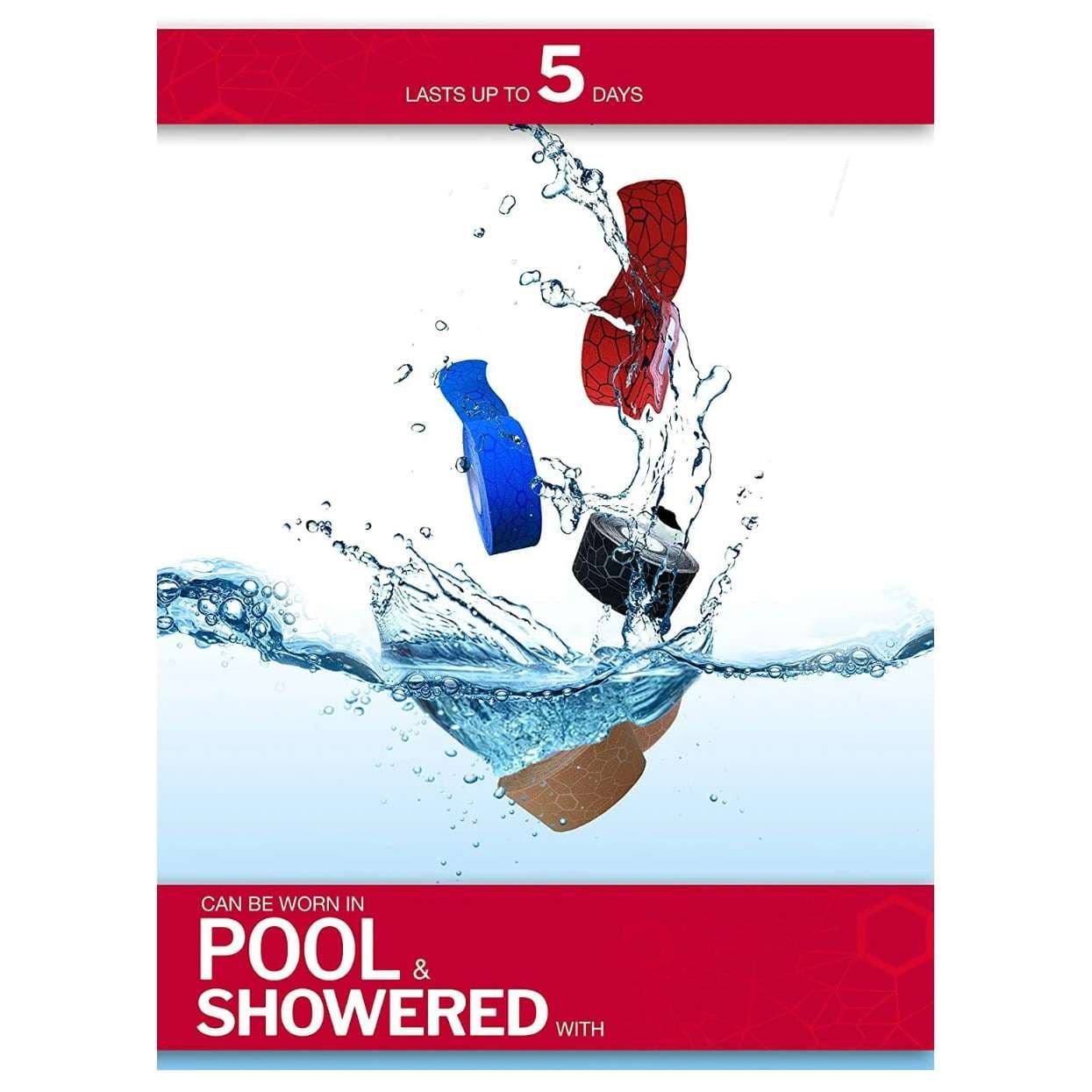 TheraBand Kinesiology Tape 2" x 10"-20 Precut Strips - Image 3