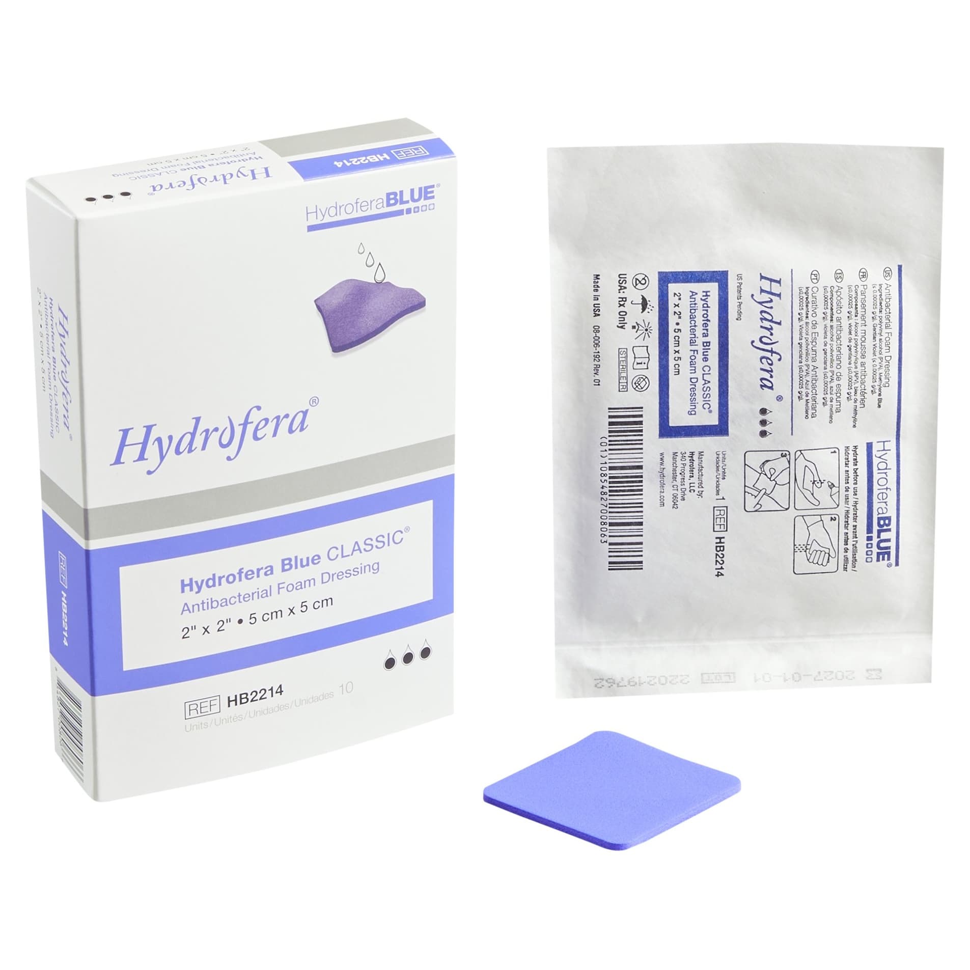 Hydrofera Blue Classic Antibacterial Foam Dressing
