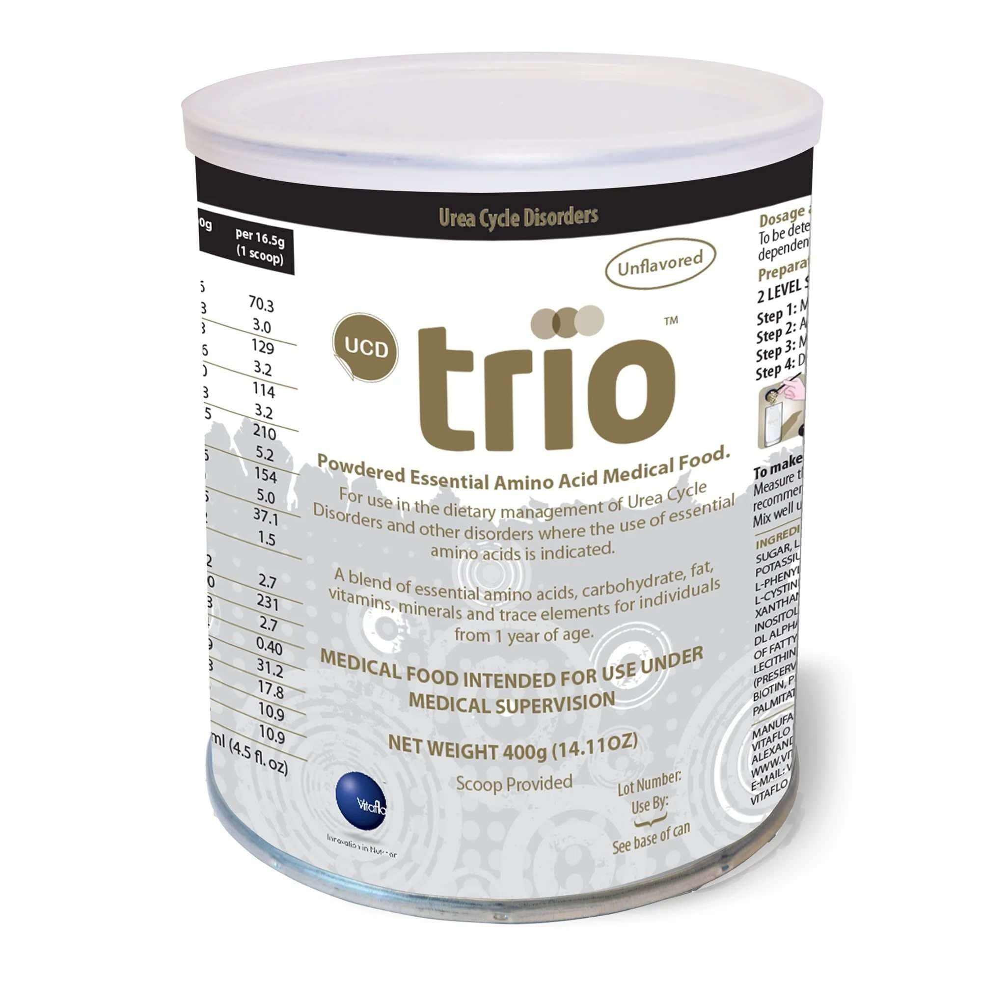 Vitaflo UCD Trio Powdered Essential Amino Acid Medical Food