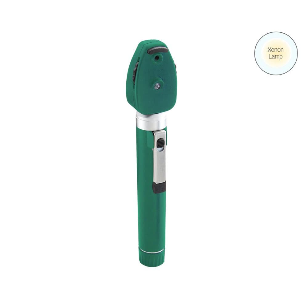 ADC Diagnostix 5112N Pocket Ophthalmoscope, Green, Xenon - Image 1