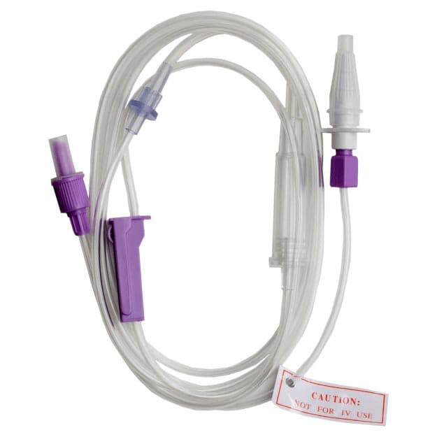 Generica Enteral System Cross Spike Set with ENFit Connector