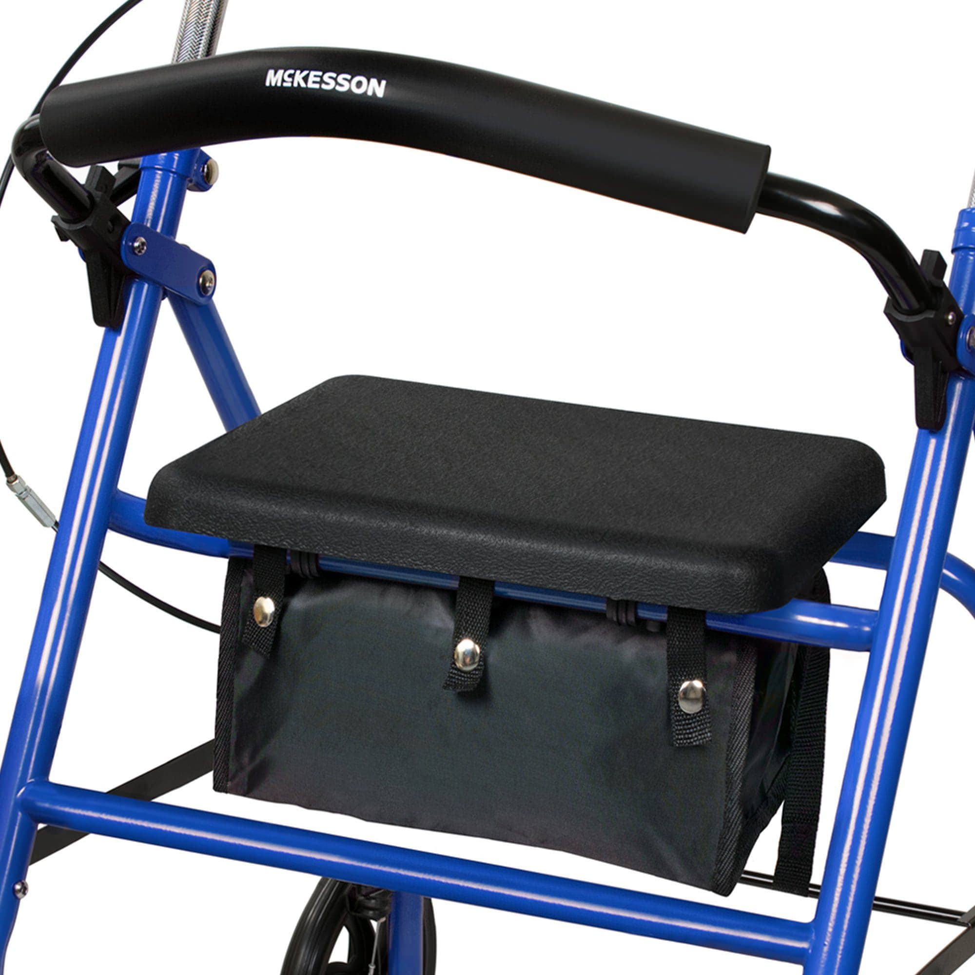 McKesson Steel Frame 4 Wheel Rollator - Image 2