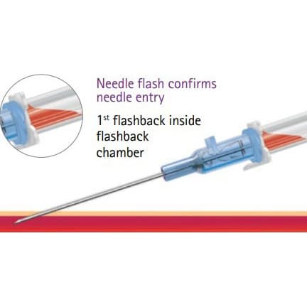 B. Braun Introcan Safety Peripheral IV Catheter with Winged Hub, Polyurethane - Image 2