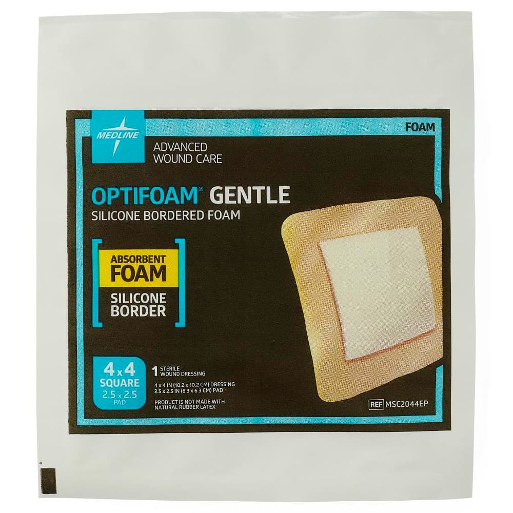Optifoam Gentle Silicone Bordered Foam Dressing, Sterile - Image 6