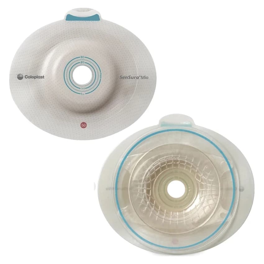 Senura 1-Piece Convex Light Urostomy Kit, 5/8 to 1-5/16 Inch - Box of 5