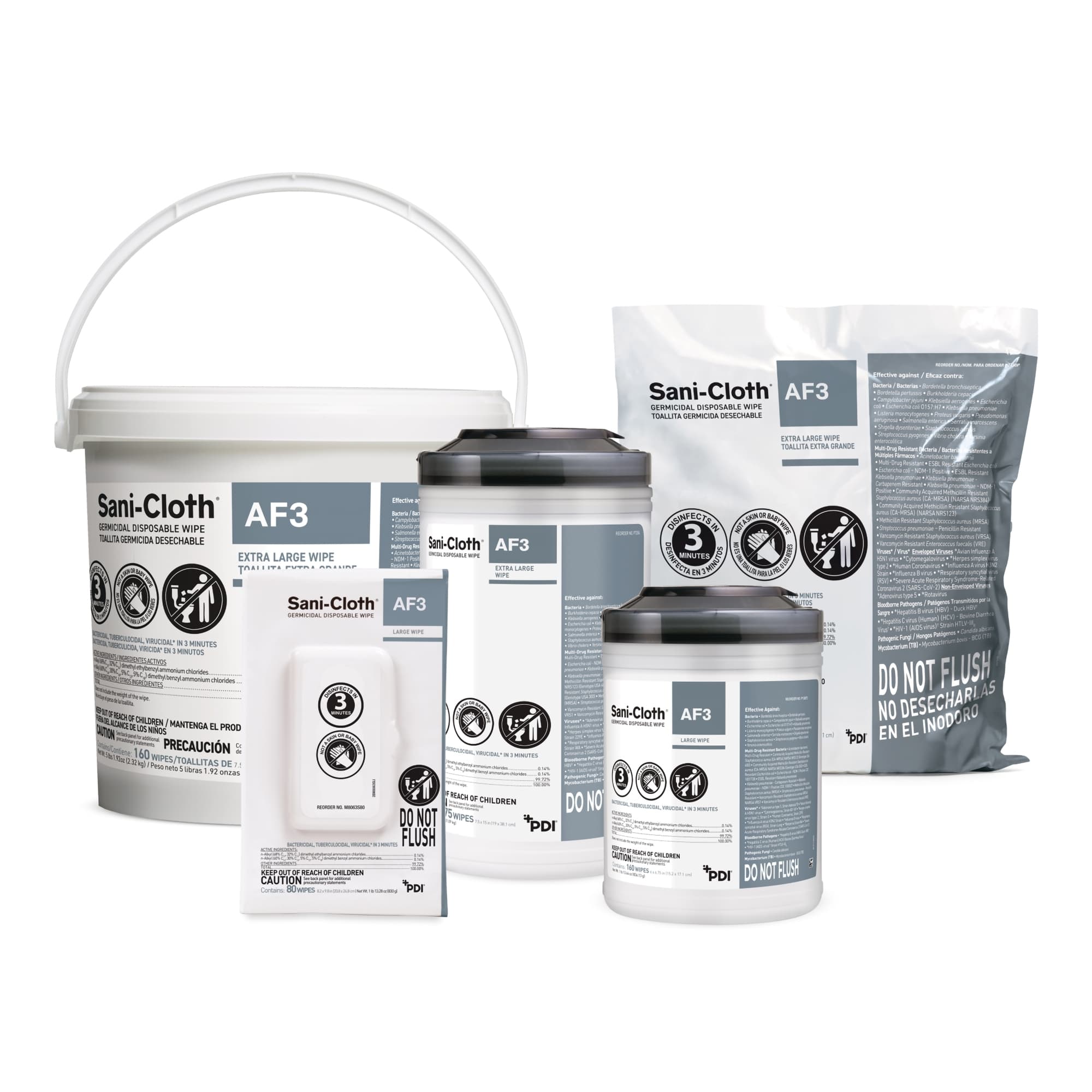 Sani-Cloth AF3 Germicidal Disposable Wipes - Image 1