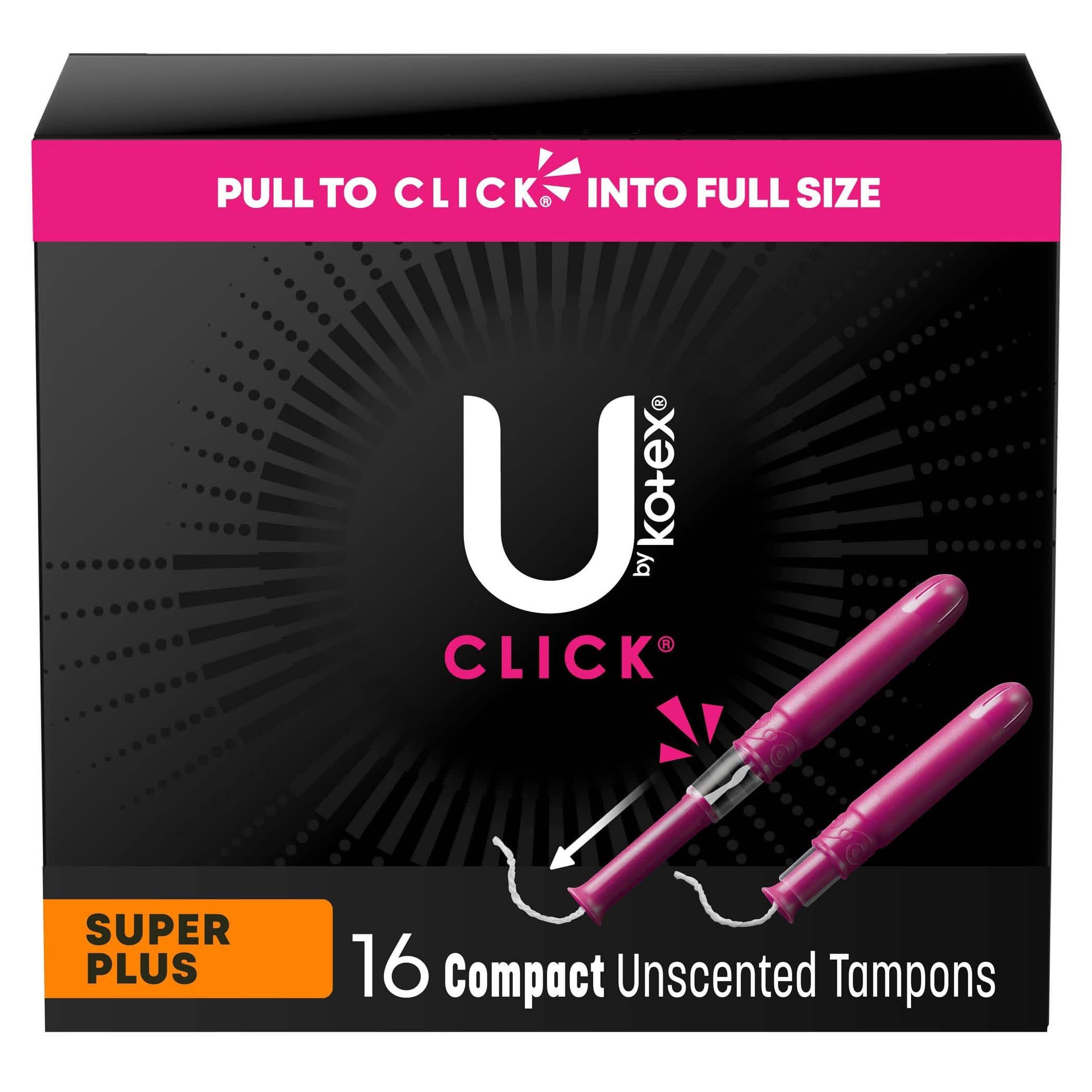 U By Kotex Click Compact Tampons - Image 1