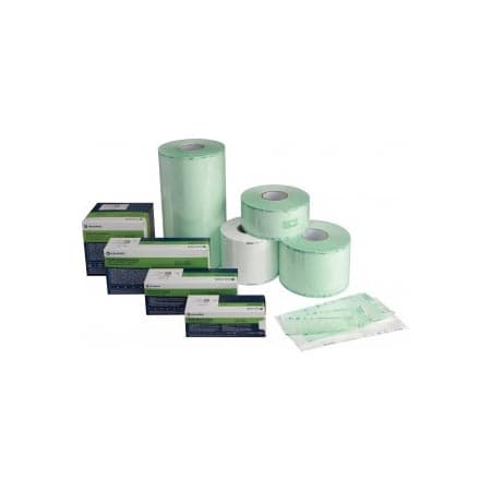 Halyard Sterilization Pouch, Self Seal Paper, Flat Pack, Steam-EO, 9-3/4" x 13-3/4" - Case of 1000 - Image 1