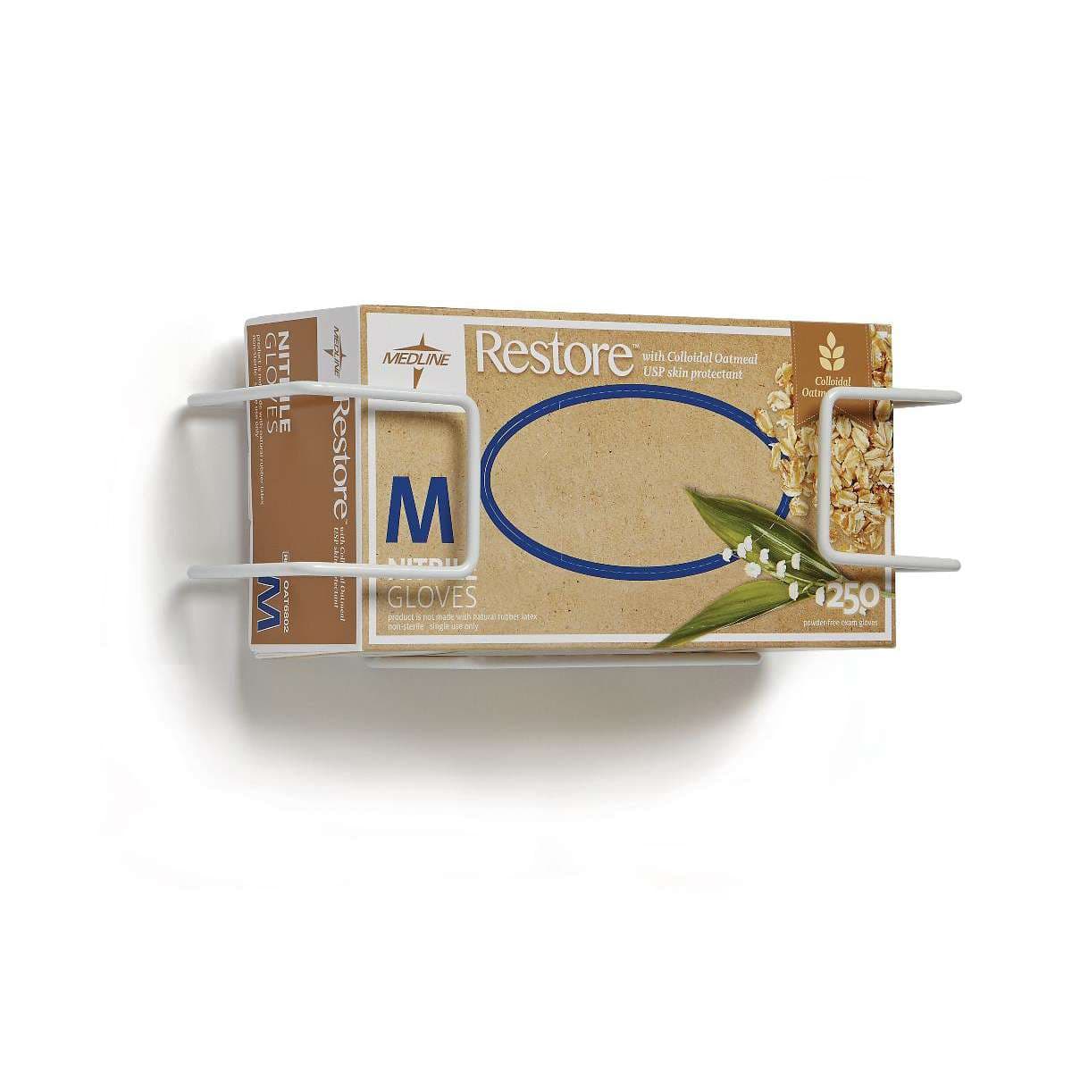 Medline Horizontal-Mount Wire Glove Box Holder, Single - Case of 10 - Image 1