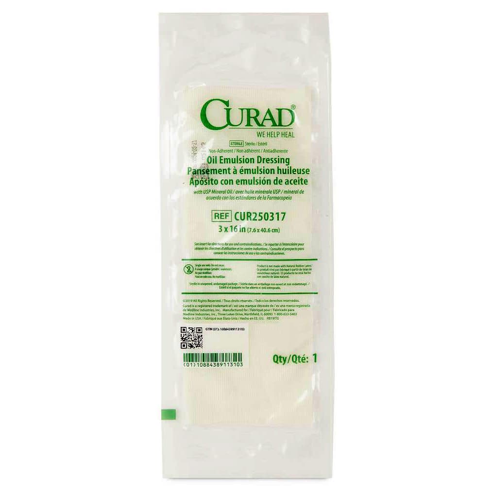 Curad Non-adherent Oil Emulsion Dressing, Sterile - Image 3