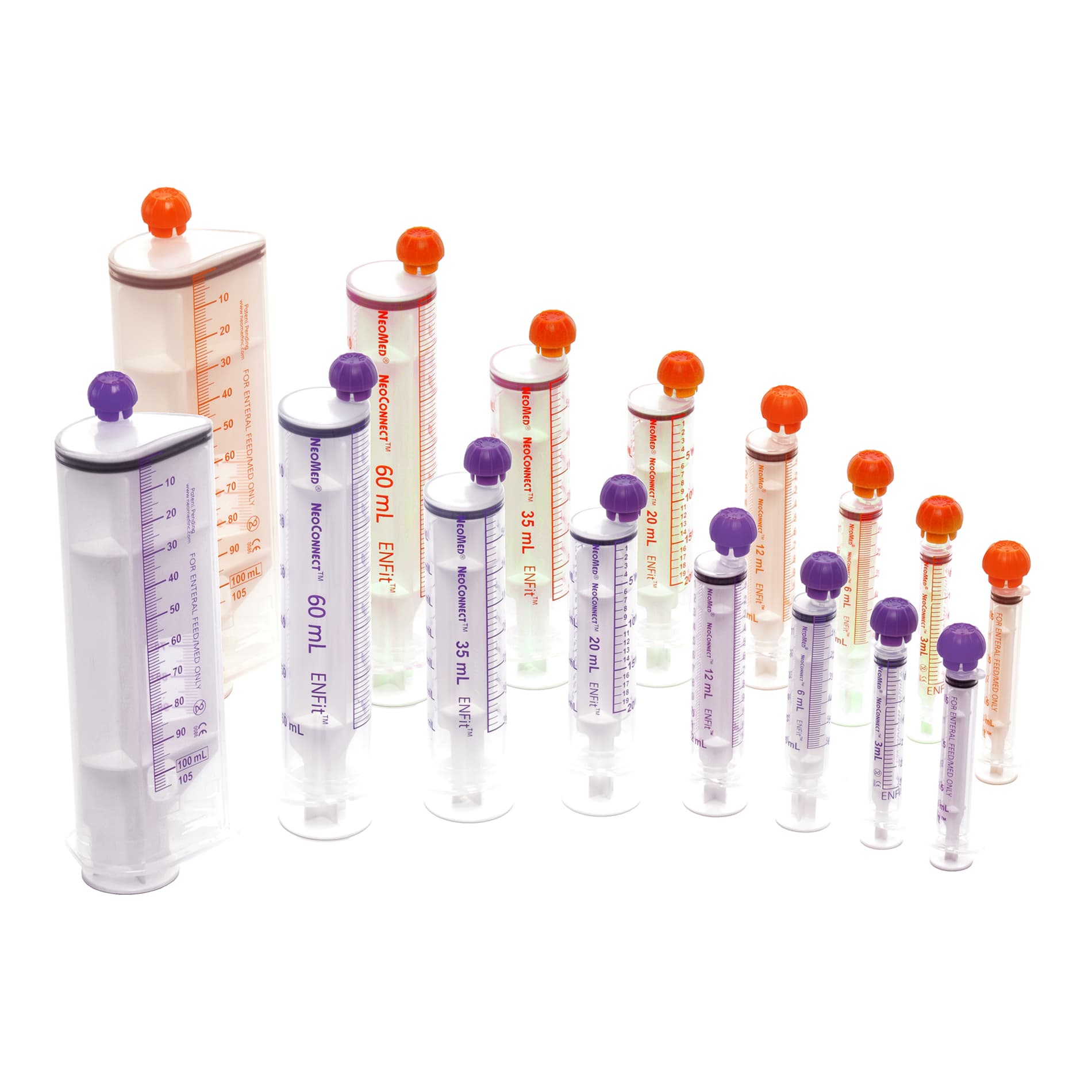 NeoConnect Enteral Oral Syringes with ENFit Connector