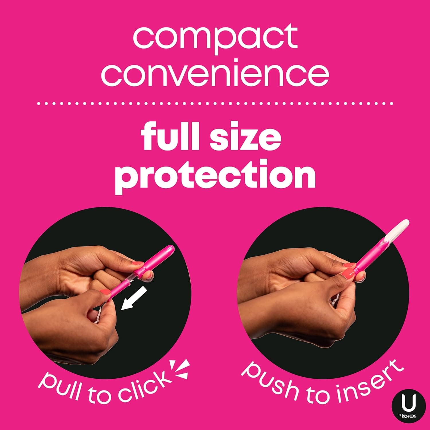 U By Kotex Click Compact Tampons - Image 5