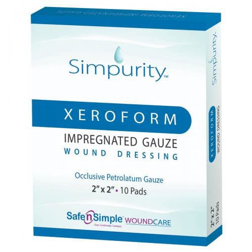 Simpurity XeroForm Petrolatum Impregnated Gauze Wound Dressing - Image 3