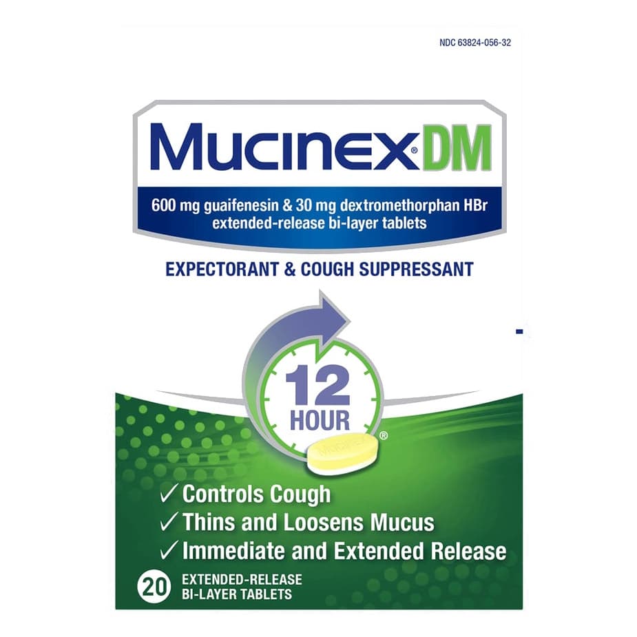 Mucinex DM Extended-Release Bi-Layer Tablets - Box of 20 - Image 1