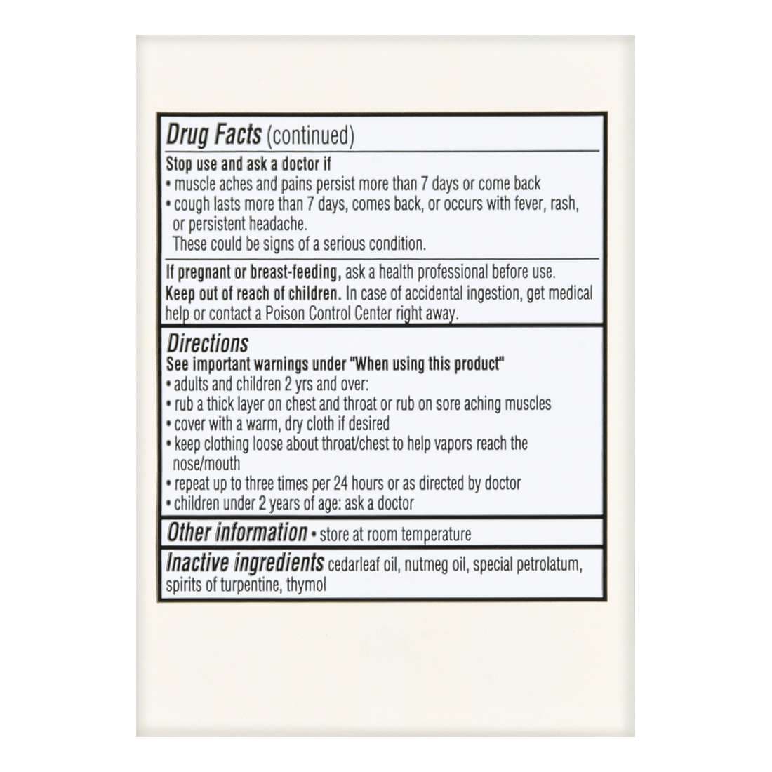 Foster & Thrive Chest Rub Ointment, 3.53 oz - Image 3